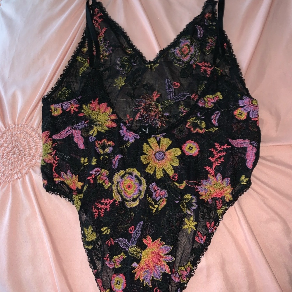 Black Sheer bodysuit